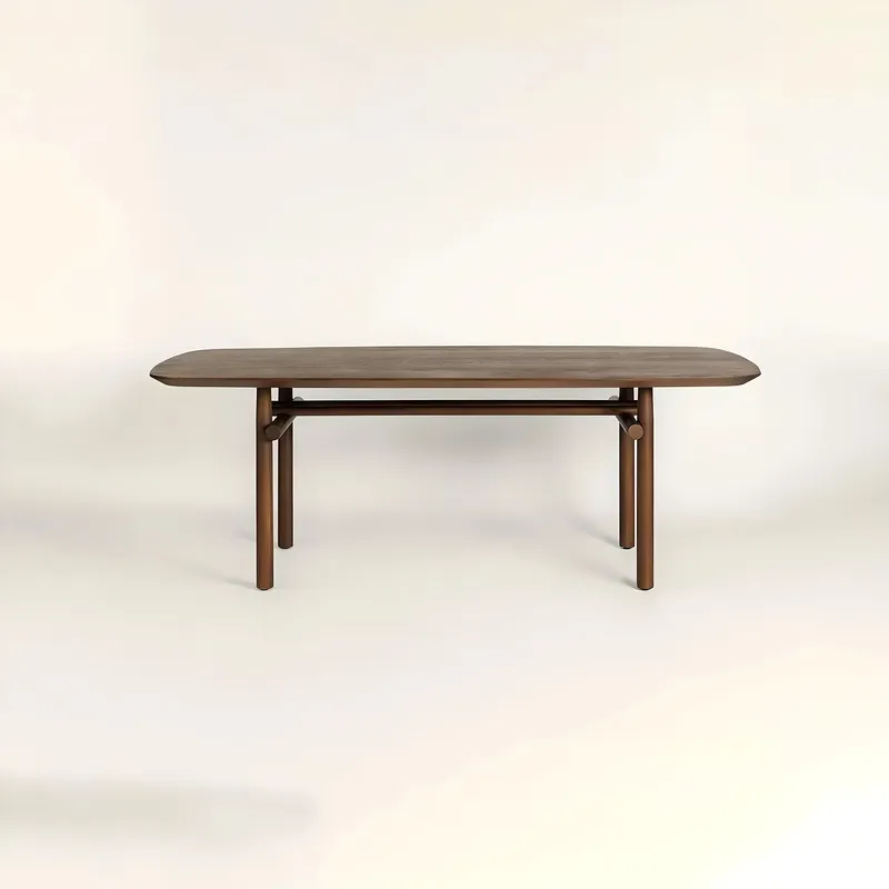 Steekla Dining Table Solid Wood Seats Six to Eight